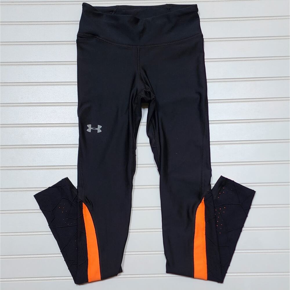 Under Armour Women's Mileage Raised Thread Compression Leggings Size XS Black